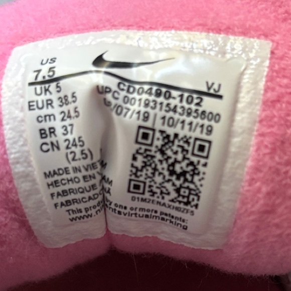 NIKE AIR MAX 90 ‘Rose Pink’  Sneakers 7.5 - Picture 14 of 14